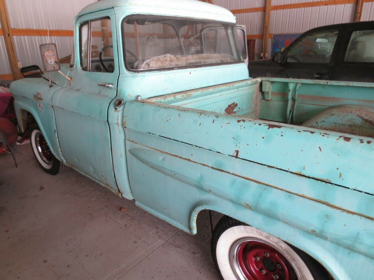 1959 Turquoise GMC 100 Standard Cab Pickup