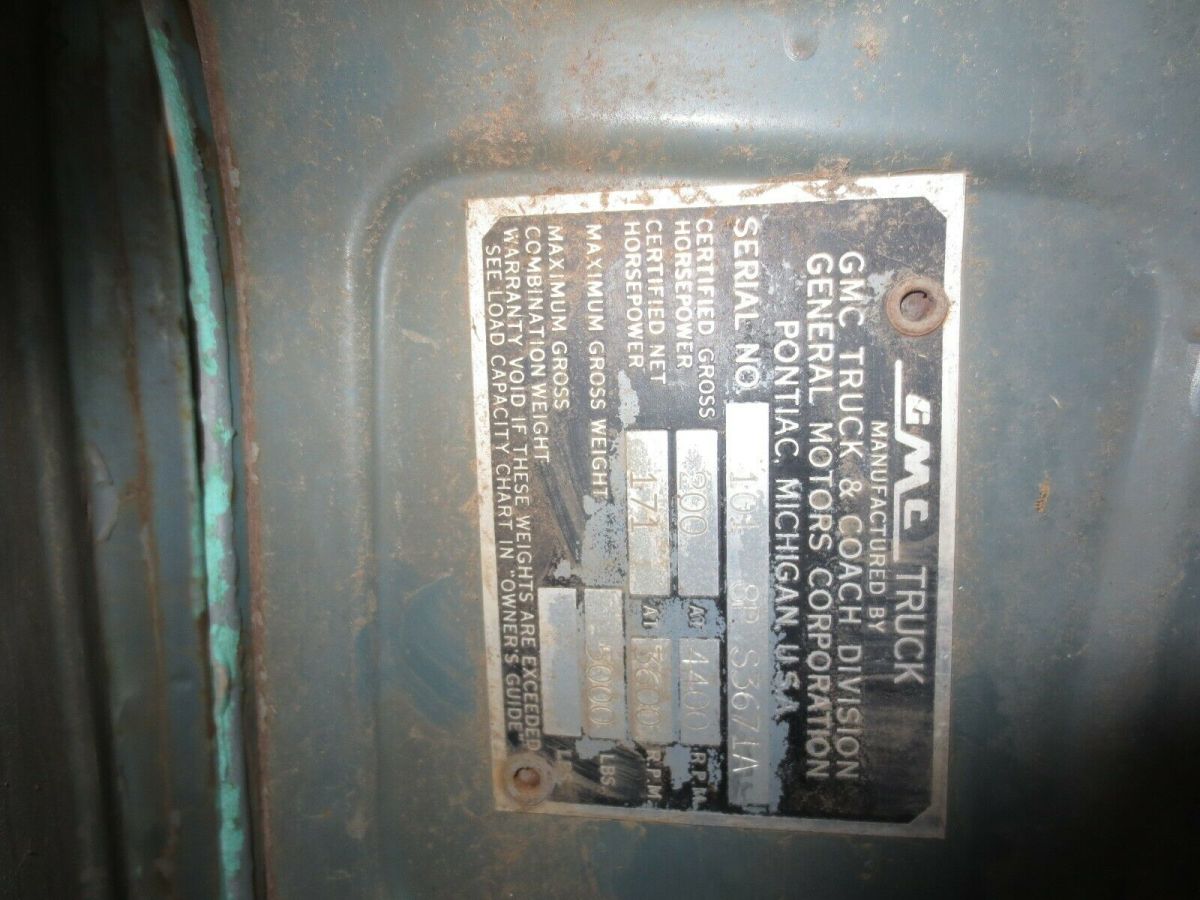 1959 Turquoise GMC 100 Standard Cab Pickup