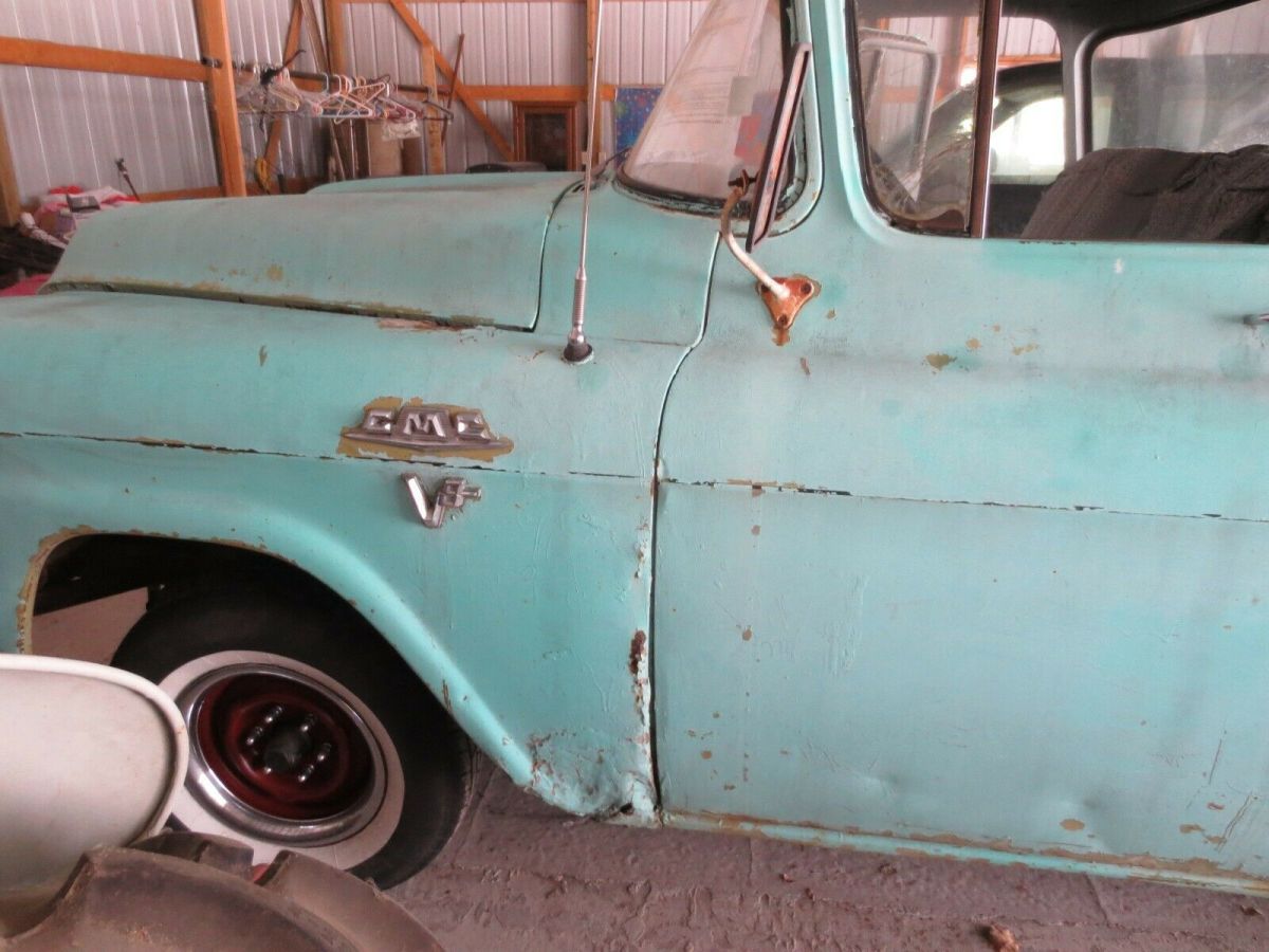 1959 Turquoise GMC 100 Standard Cab Pickup