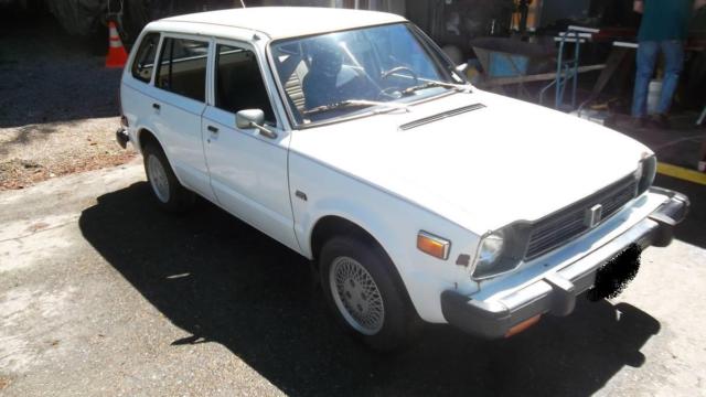 1979 White Honda Civic Wagon