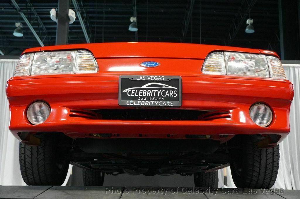 1991 Red Ford Mustang Convertible
