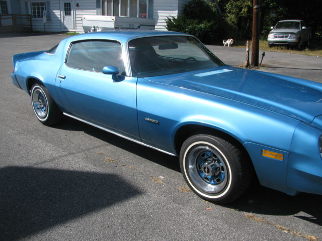 1980 Blue Chevrolet Camaro Coupe