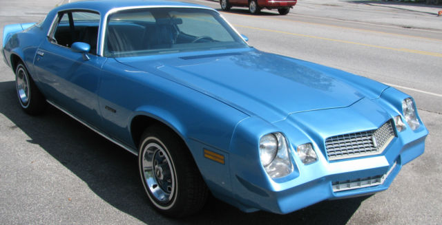 1980 Blue Chevrolet Camaro Coupe