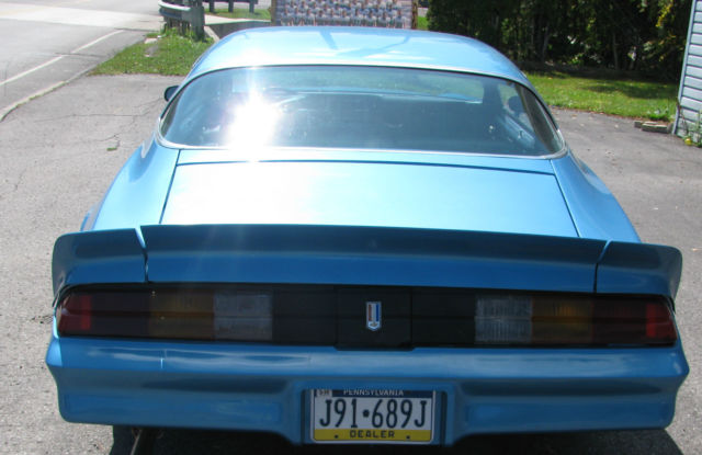 1980 Blue Chevrolet Camaro Coupe