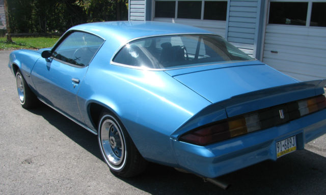 1980 Blue Chevrolet Camaro Coupe
