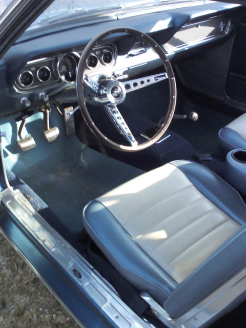 1966 Blue Ford Mustang Convertible
