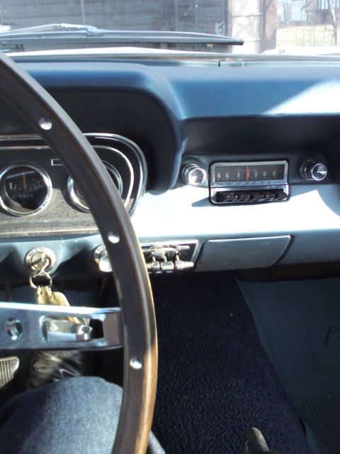 1966 Blue Ford Mustang Convertible