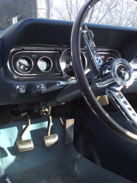 1966 Blue Ford Mustang Convertible