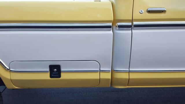 1977 Yellow Ford F-150 Standard Cab Pickup
