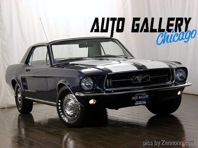 1967 Blue Ford Mustang Coupe