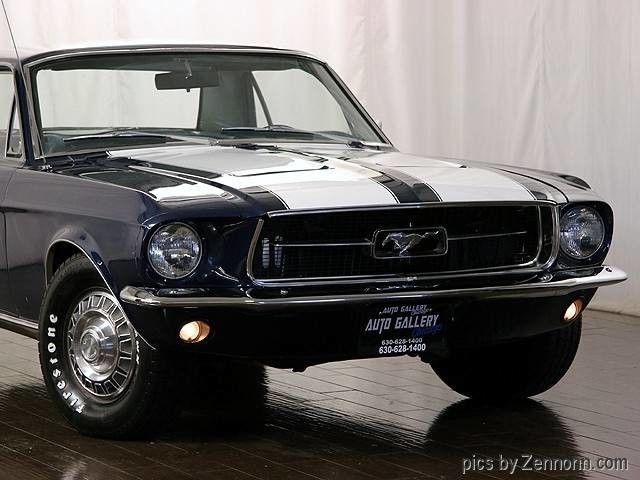1967 Blue Ford Mustang Coupe