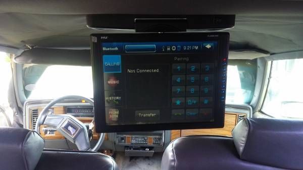 1985 Black Cadillac Fleetwood Limousine