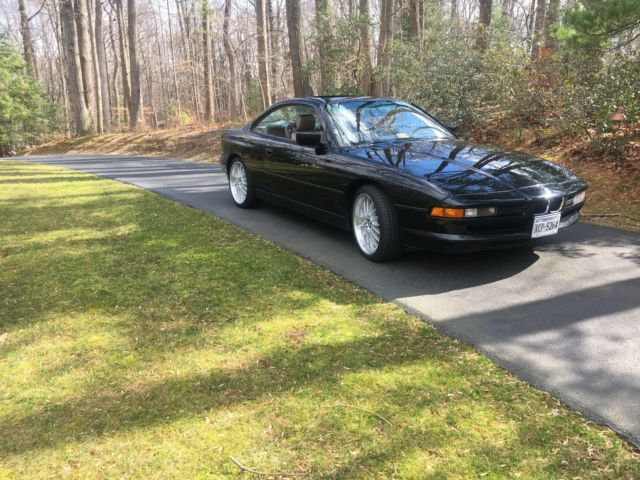 1991 Black BMW 8-Series Coupe