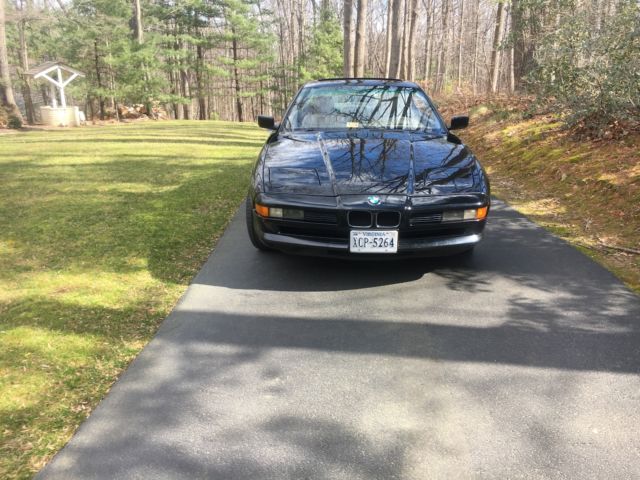 1991 Black BMW 8-Series Coupe