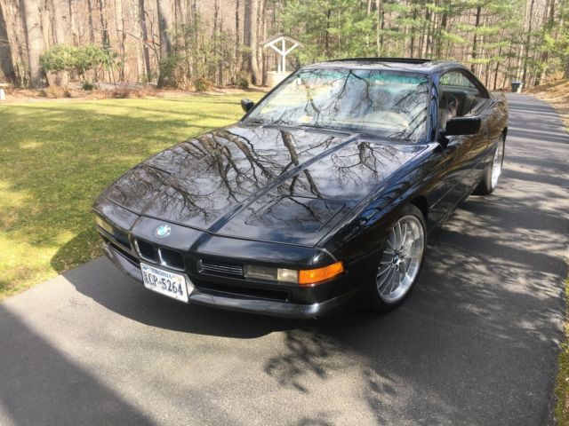 1991 Black BMW 8-Series Coupe