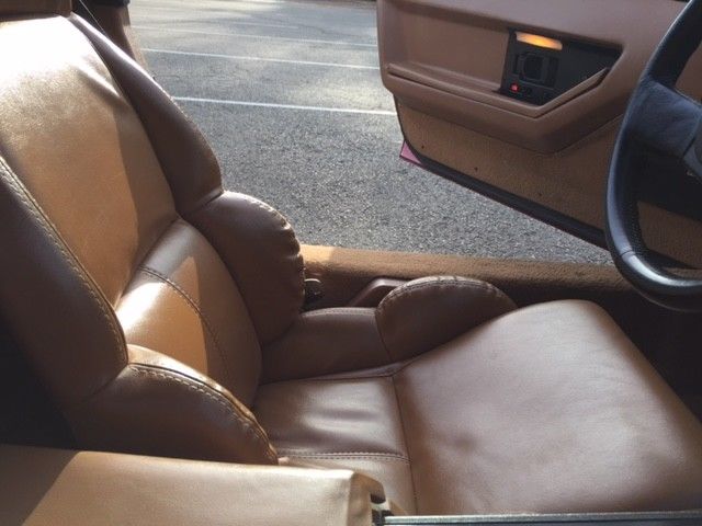1989 Burgundy Chevrolet Corvette Convertible