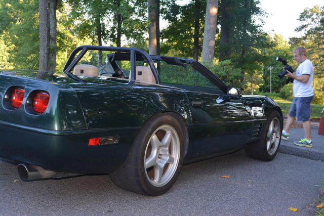 1992 Pollo Green Chevrolet Corvette Convertible