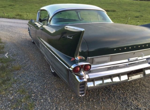 1958 Green Cadillac Fleetwood