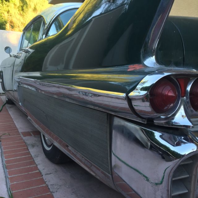 1958 Green Cadillac Fleetwood