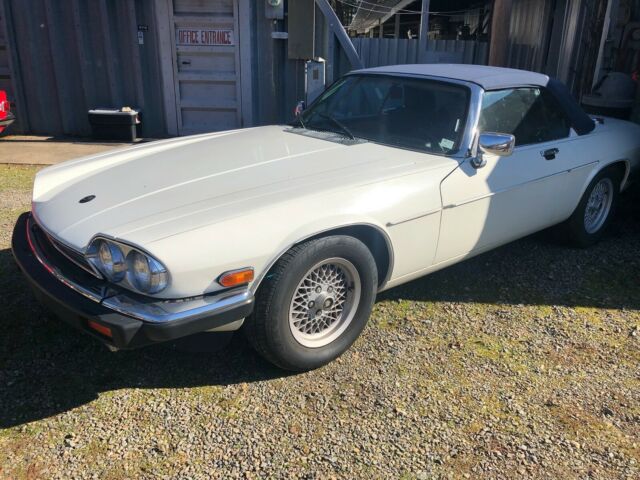 1989 White Jaguar XJS Convertible
