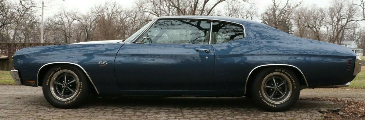 1970 Fathom Blue Chevrolet Chevelle Coupe