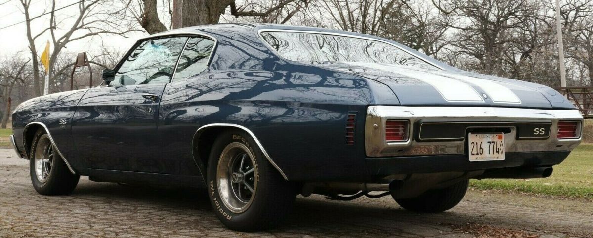 1970 Fathom Blue Chevrolet Chevelle Coupe