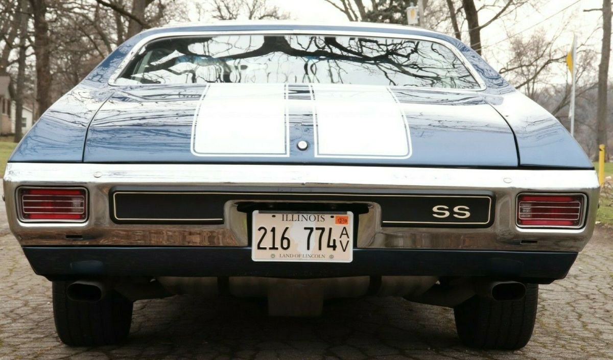 1970 Fathom Blue Chevrolet Chevelle Coupe