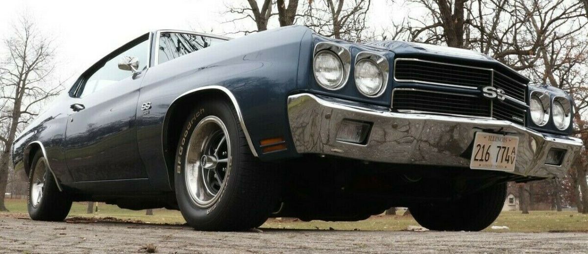 1970 Fathom Blue Chevrolet Chevelle Coupe