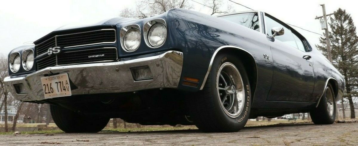1970 Fathom Blue Chevrolet Chevelle Coupe