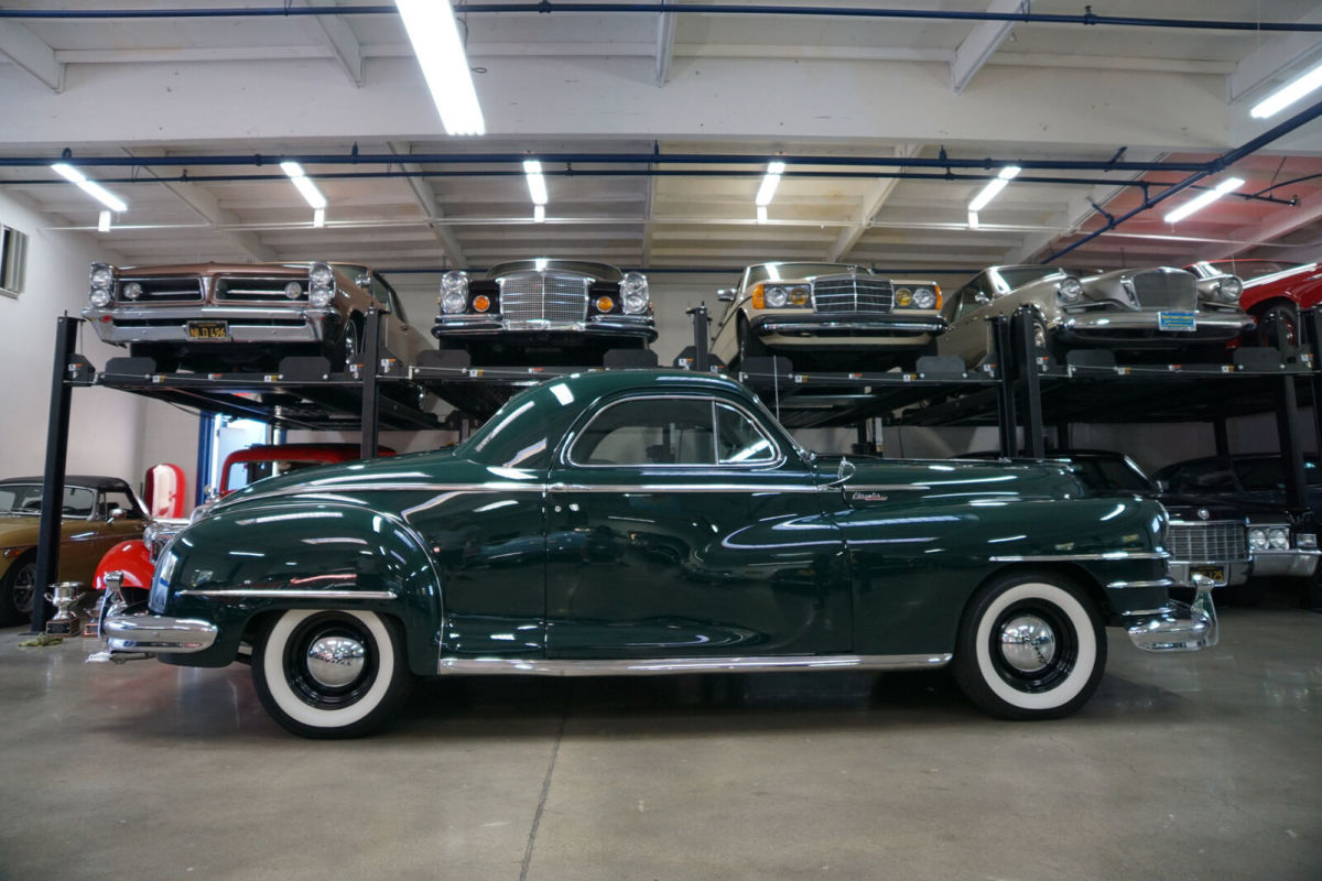 1948 Green Chrysler Windsor 2 Door 3 Passenger Business Coupe --