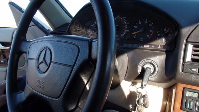 1993 White Mercedes-Benz SL-Class Convertible