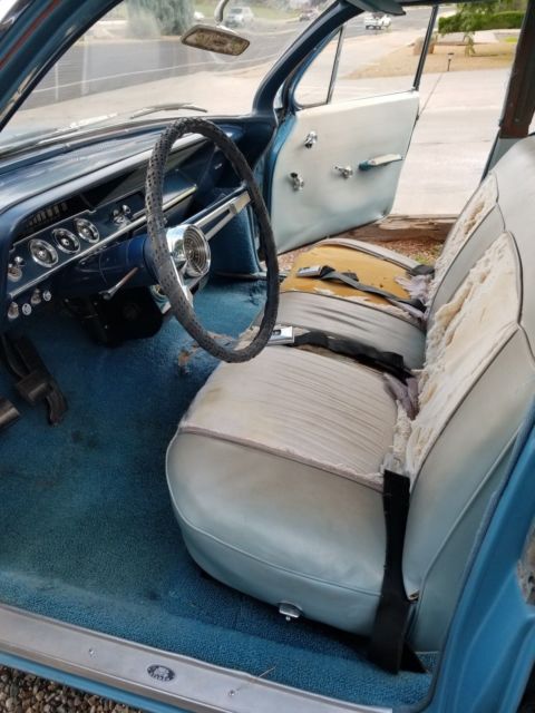 1961 Blue Chevrolet Bel Air/150/210 Sedan