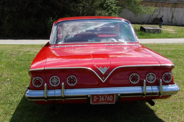 1961 Red Chevrolet Impala Coupe