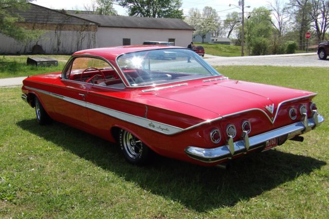 1961 Red Chevrolet Impala Coupe