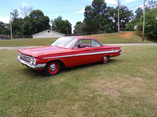 1961 Red Chevrolet Impala Coupe
