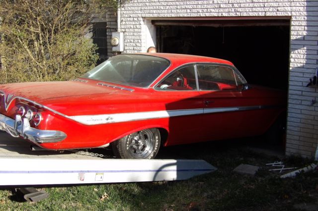 1961 Red Chevrolet Impala Coupe