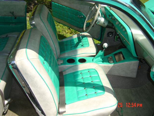 1961 Aqua Chevrolet Impala Coupe