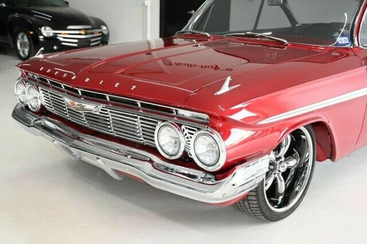 1961 Red Chevrolet Impala Coupe