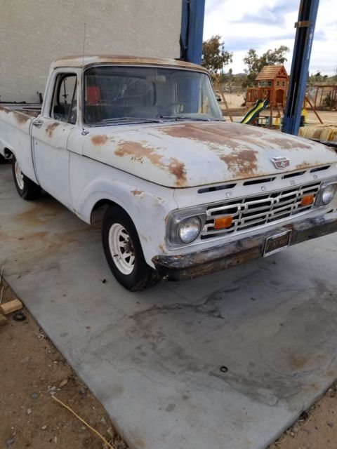 1961 White Ford F-100 Standard Cab Pickup