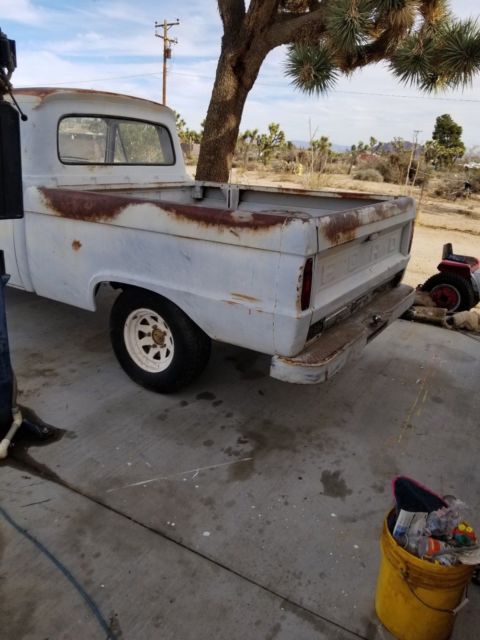 1961 White Ford F-100 Standard Cab Pickup