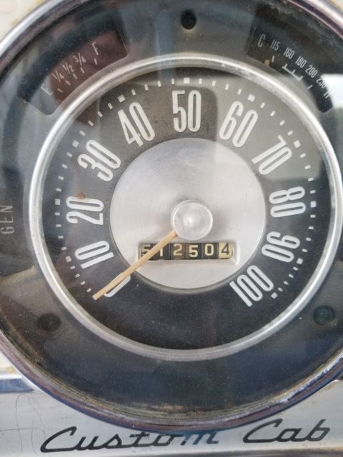 1961 White Ford F-100 Standard Cab Pickup