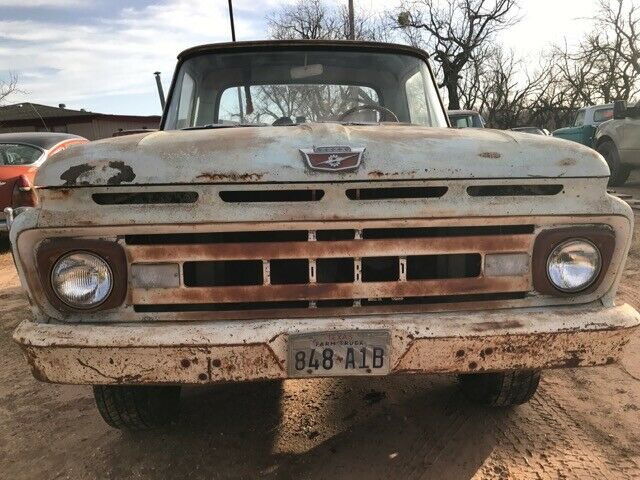 1961 Baby Blue Patina Ford F-100 Shortbed Unibody