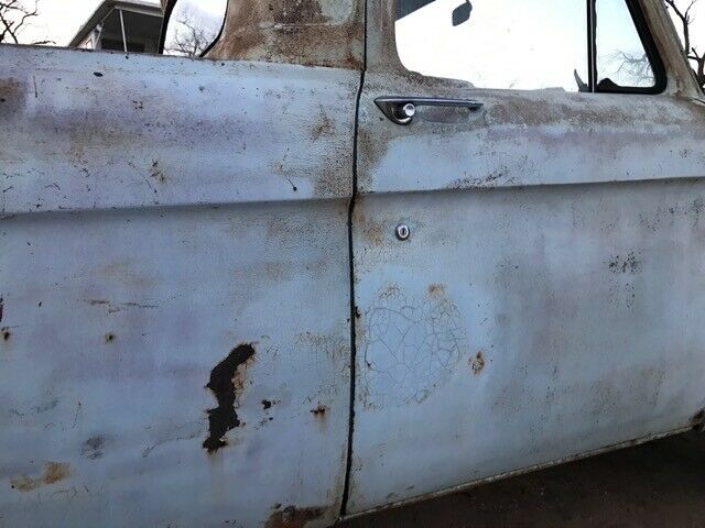 1961 Baby Blue Patina Ford F-100 Shortbed Unibody