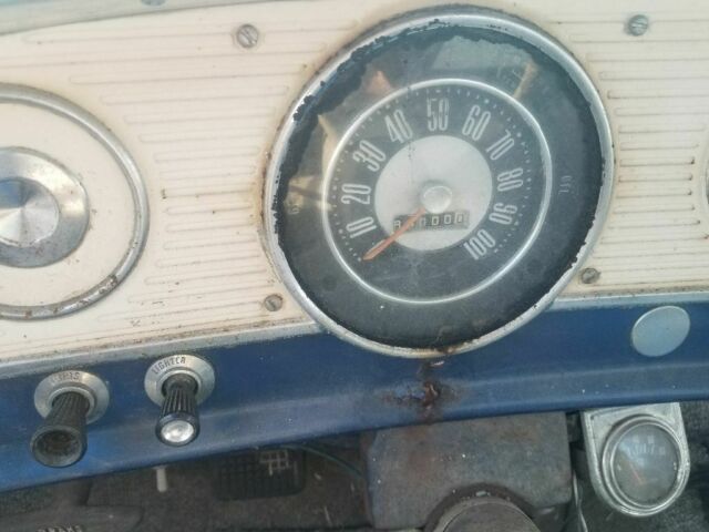 1961 Blue Ford F-250 Single cab