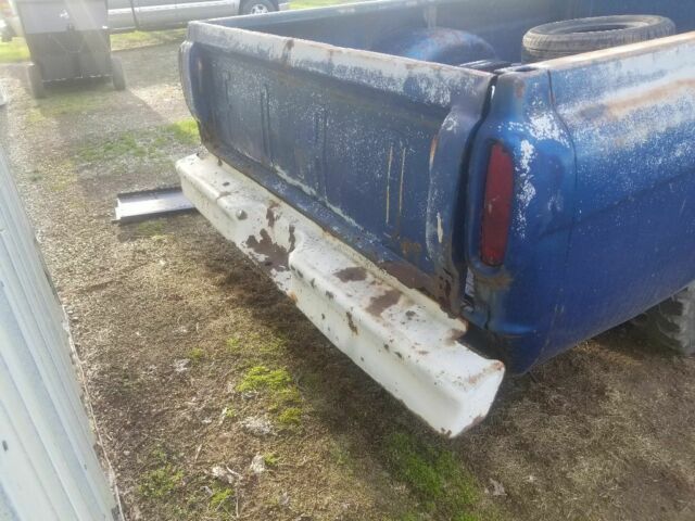 1961 Blue Ford F-250 Single cab