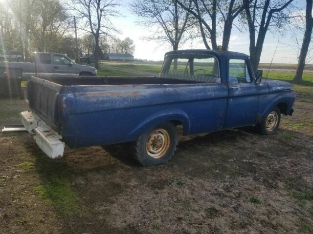 1961 Blue Ford F-250 Single cab