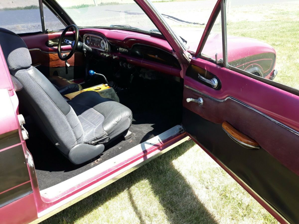 1961 Burgundy Ford Ranchero