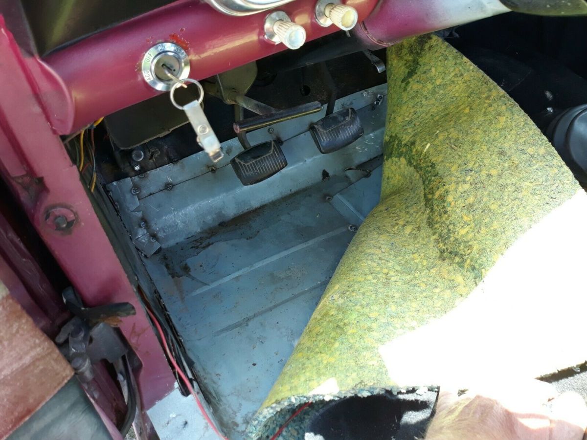 1961 Burgundy Ford Ranchero