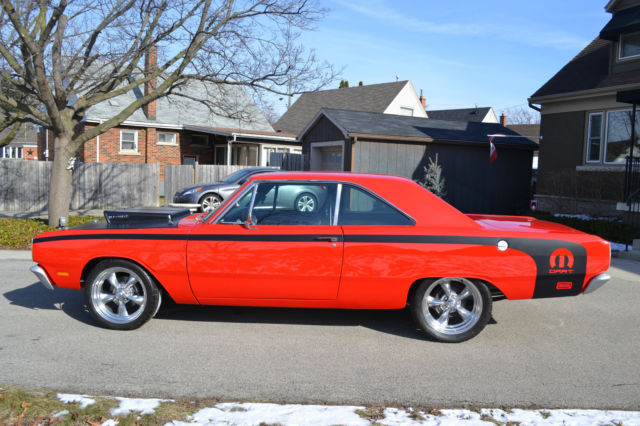 1969  viper red Dodge Dart Coupe