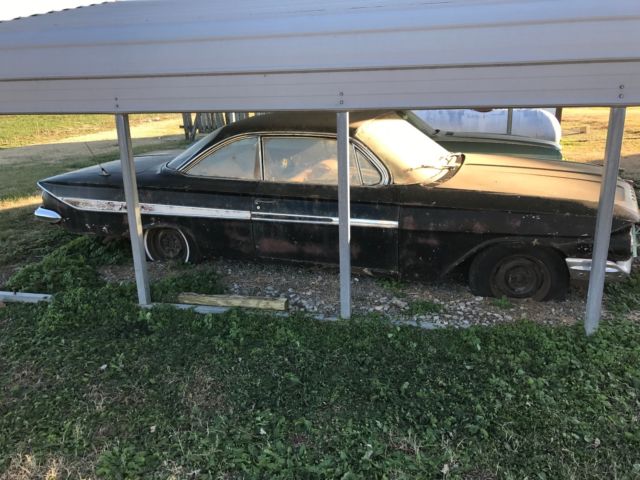 1961 Black Chevrolet Impala 2 door